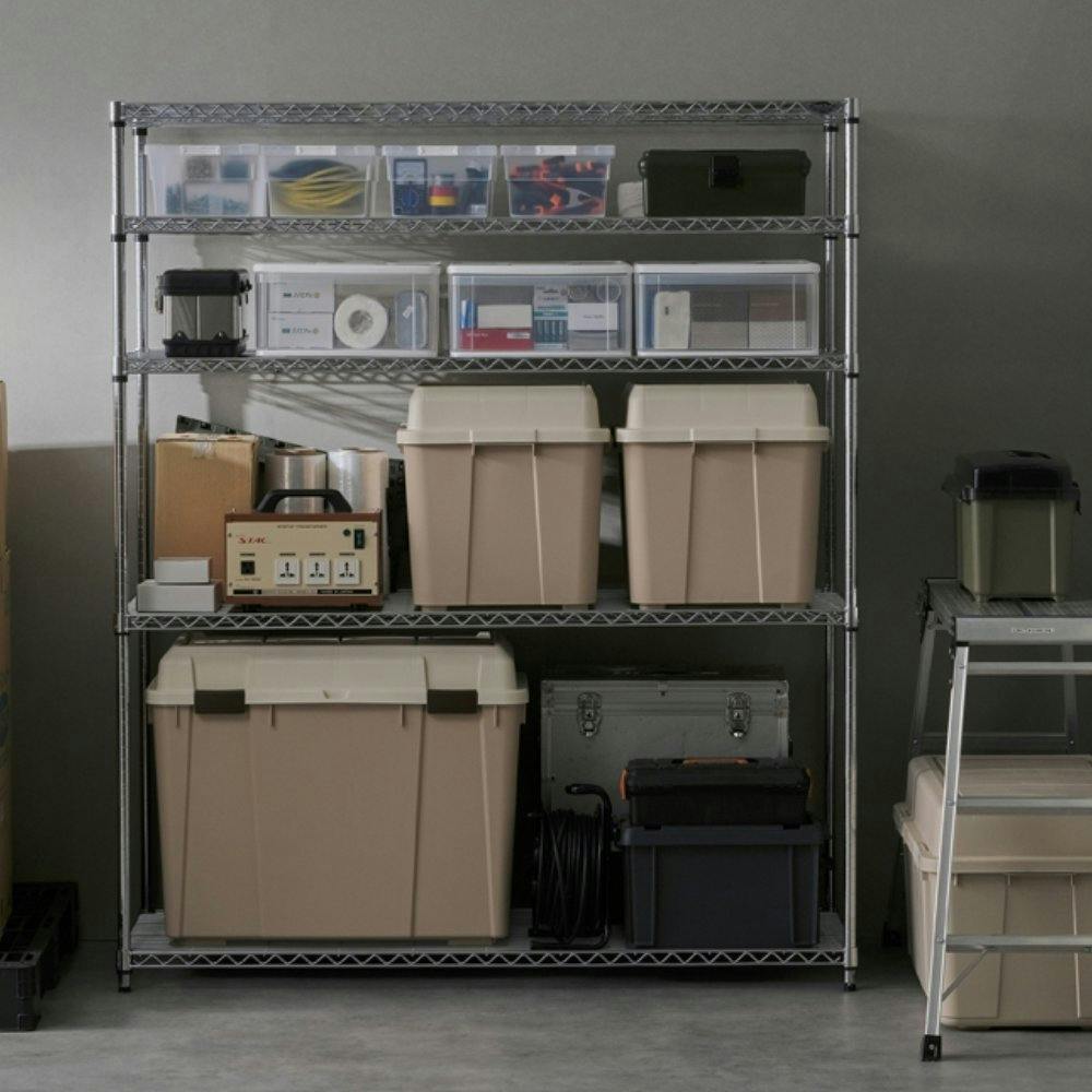 スチールラック・メタルラック Iyddvbkxxgjm アイリスオーヤマ メタルラック ポール直径25mm 幅1200×奥行460×高さ