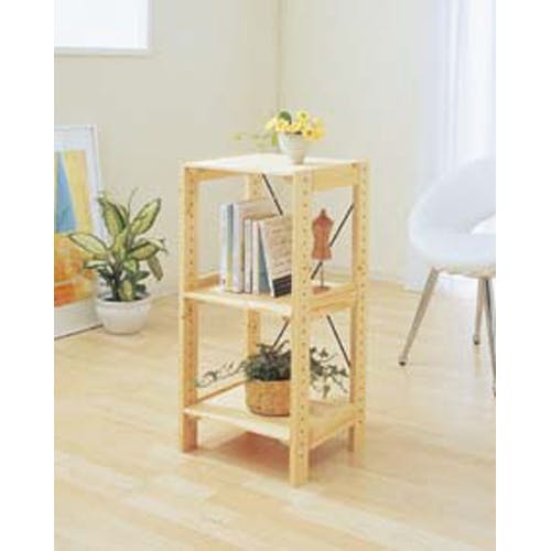 アイリスオーヤマ ウッディラック WOR-3308 クリア 収納 整理整頓 ラック 4905009430253【別送品】