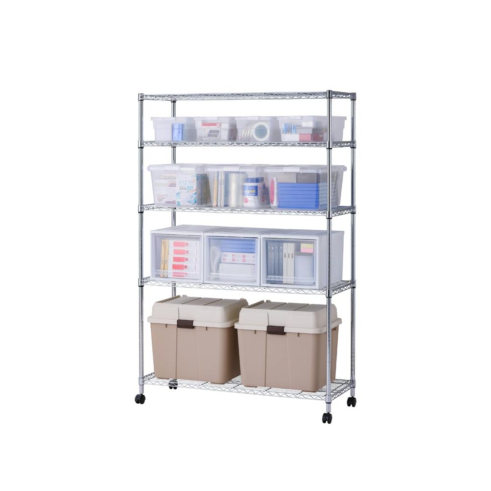 アイリスオーヤマ メタルシェルフ SE-1218 リビング 整理収納