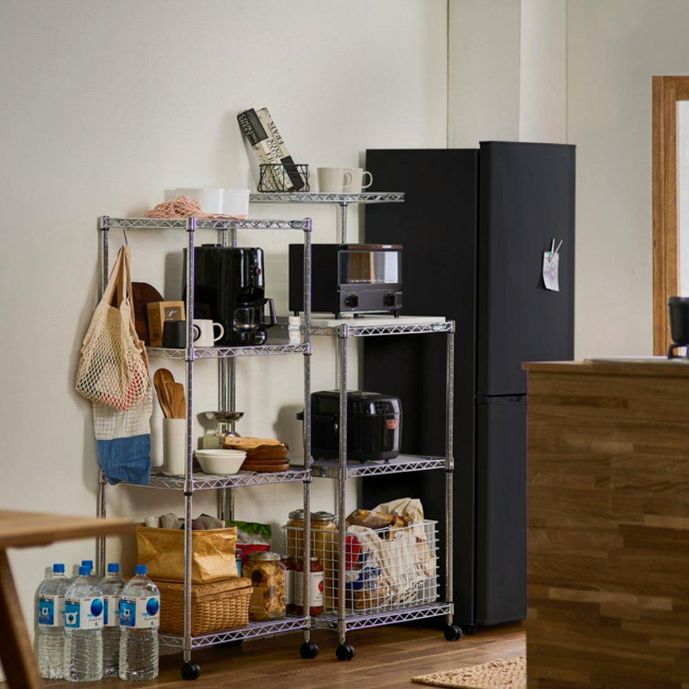 アイアンシェルフ アイリスオーヤマ メタルシェルフ SEM-5512 リビング 整理収納 収納