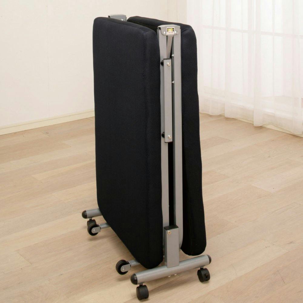 アイリスオーヤマ ミニ折りたたみベッド OTB-MN ネイビー 寝室 睡眠