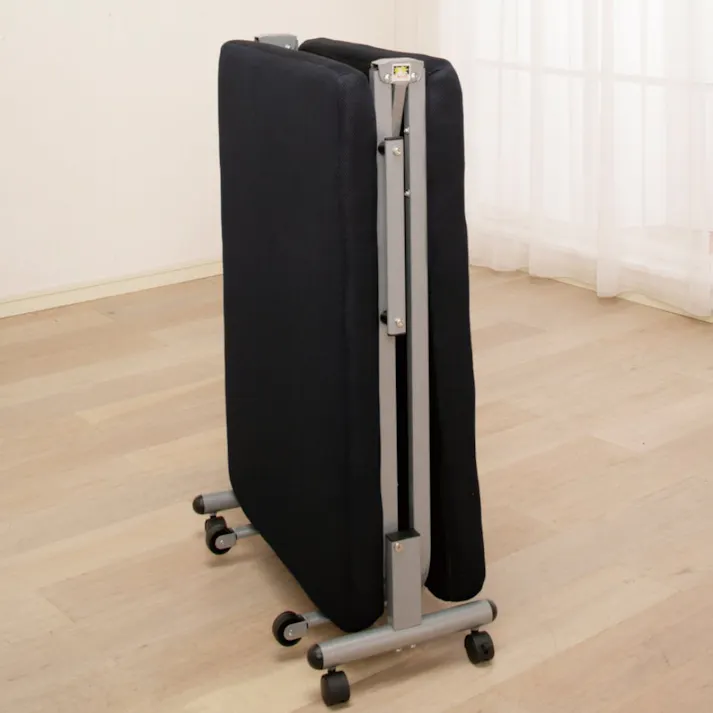 アイリスオーヤマ ミニ折りたたみベッド OTB-MN ネイビー 寝室 睡眠 ベッド 折りたたみ コンパクト 4905009759583【別送品】