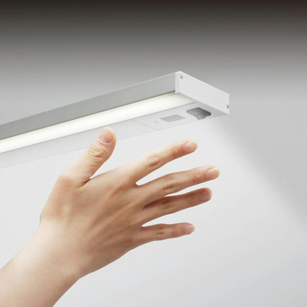 アイリスオーヤマ LEDキッチン手元灯 棚下専用 タッチレススイッチ