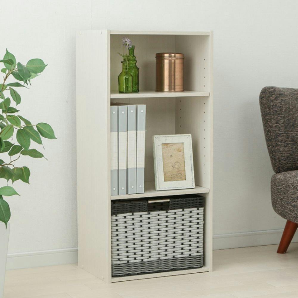 アイリスオーヤマ CBボックス 可動棚 CX-3KD オフホワイト 収納 整理