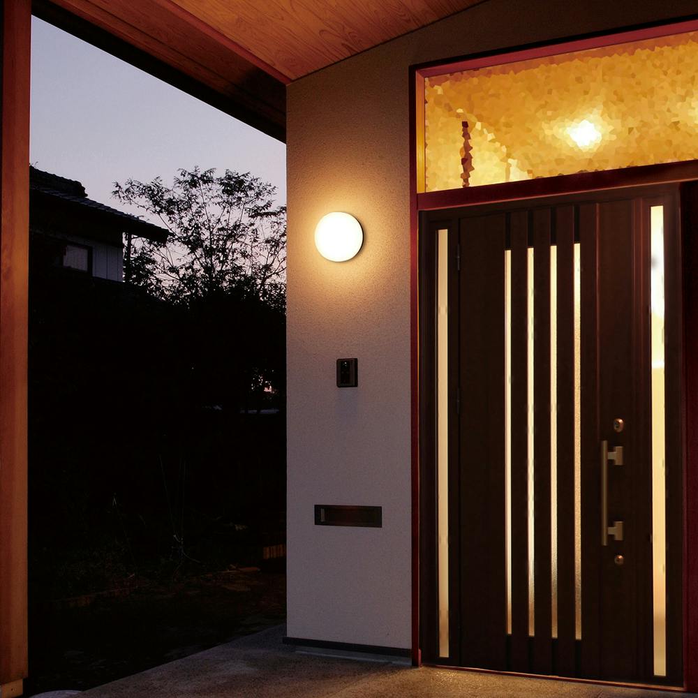 アイリスオーヤマ LEDポーチ・浴室灯 円型 電球色相当 500lm IRCL5L