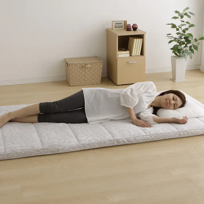 アイリスオーヤマ エアリー敷き布団 ASF-S グレー 寝室 睡眠 敷布団 エアリー 4967576138512【別送品】