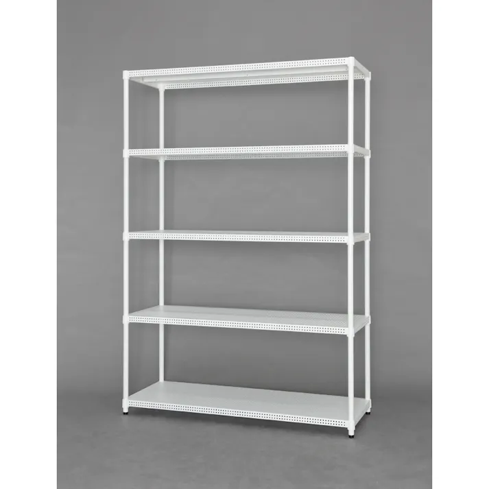 アイリスオーヤマ カラーパンチングラック CMR-P1218J ホワイト リビング 整理収納 収納 キッチン ガレージ メタルラック スチールラック 4967576144919【別送品】