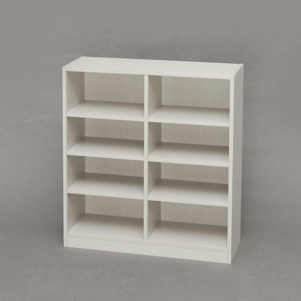 アイリスオーヤマ スペースフィットラック S-SFR9080 オフホワイト 収納 整理整頓 多目的棚 4967576145336【別送品】