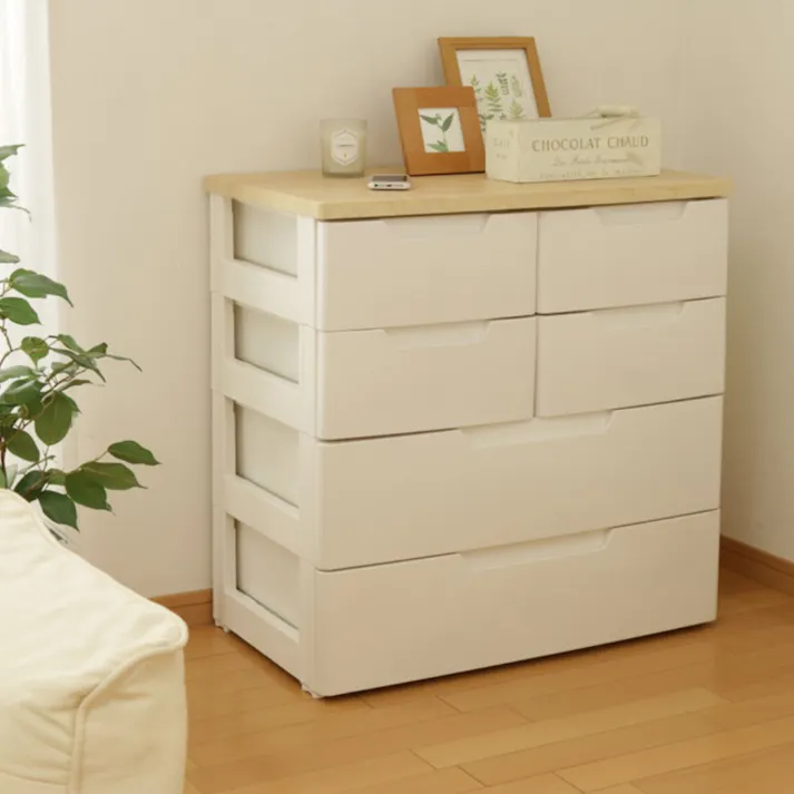 アイリスオーヤマ MUチェスト MU-7224 ホワイト/ペアー リビング 衣類 収納 クローゼット 押入れ ワイド多段式収納 4967576148818【別送品】