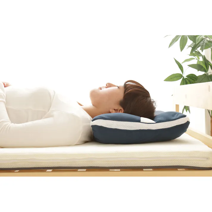 アイリスオーヤマ 高さ調整ピロー スタンダード ハード PMH-M ブルー 高さ 睡眠 枕 4967576194747【別送品】