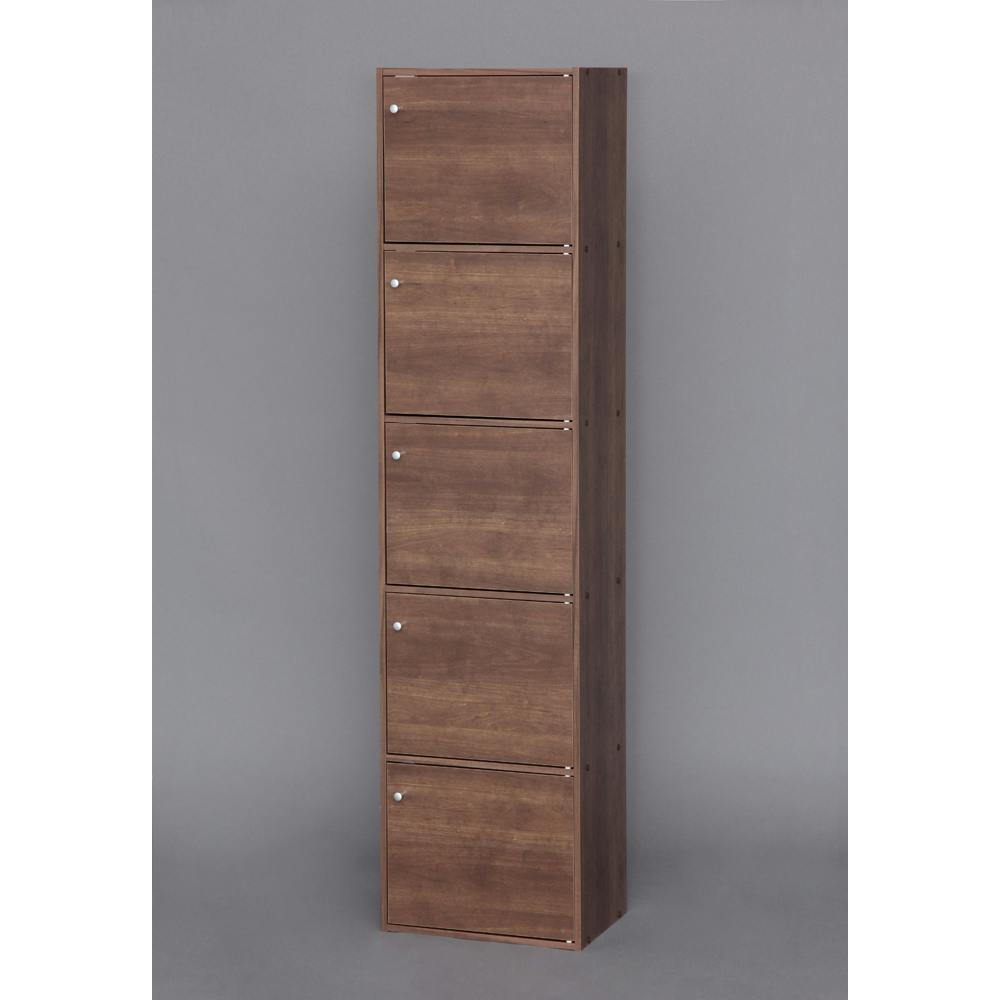 アイリスオーヤマ CBボックス 5ドア CX-55FD ブラウン 収納 整理整頓 CBボックス 4967576212991 カラーボックス