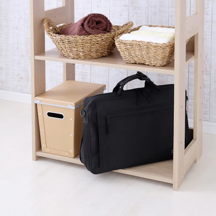 アイリスオーヤマ 木製ワードローブ KWR-1260 ナチュラル 収納 インテリア キッズ家具 4967576220736【別送品】