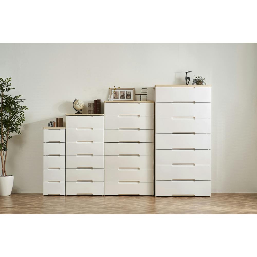 アイリスオーヤマ ウッドトップチェスト HG-325 ホワイト/ペアー