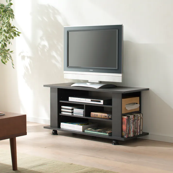 アイリスオーヤマ AVボード オープンタイプ OAB-100 ブラックオーク 家具 インテリア TV台AVボード 4967576279482【別送品】