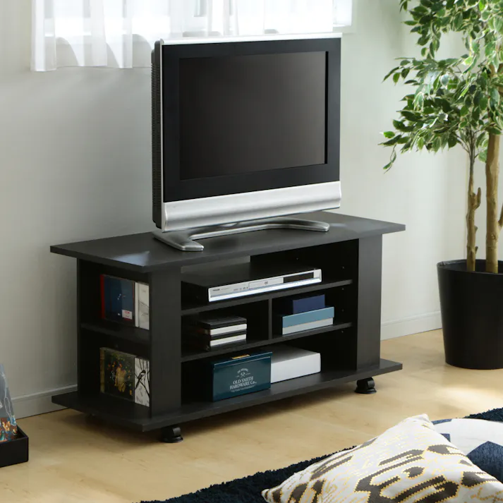 アイリスオーヤマ AVボード オープンタイプ OAB-100 ブラックオーク 家具 インテリア TV台AVボード 4967576279482【別送品】