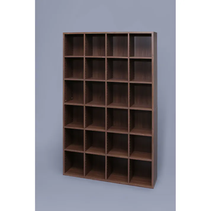 アイリスオーヤマ ブックシェルフ1812 BKS-1812 ウォールナット 収納 整理整頓 多目的棚 4967576341035【別送品】