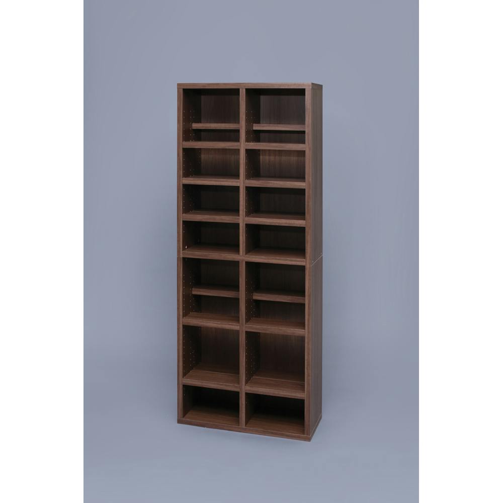 アイリスオーヤマ ブックシェルフ1875 BKSW-1875 ウォールナット 収納 整理整頓 多目的棚 4967576341097【別送品】