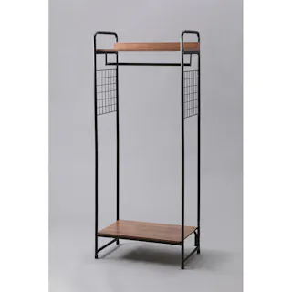 アイリスオーヤマ スタイルハンガー2WAYタイププレミアム メッシュパネル付 PI-B4 ブラック 収納 整理整頓 パイプハンガー ハンガーラック 4967576347815【別送品】