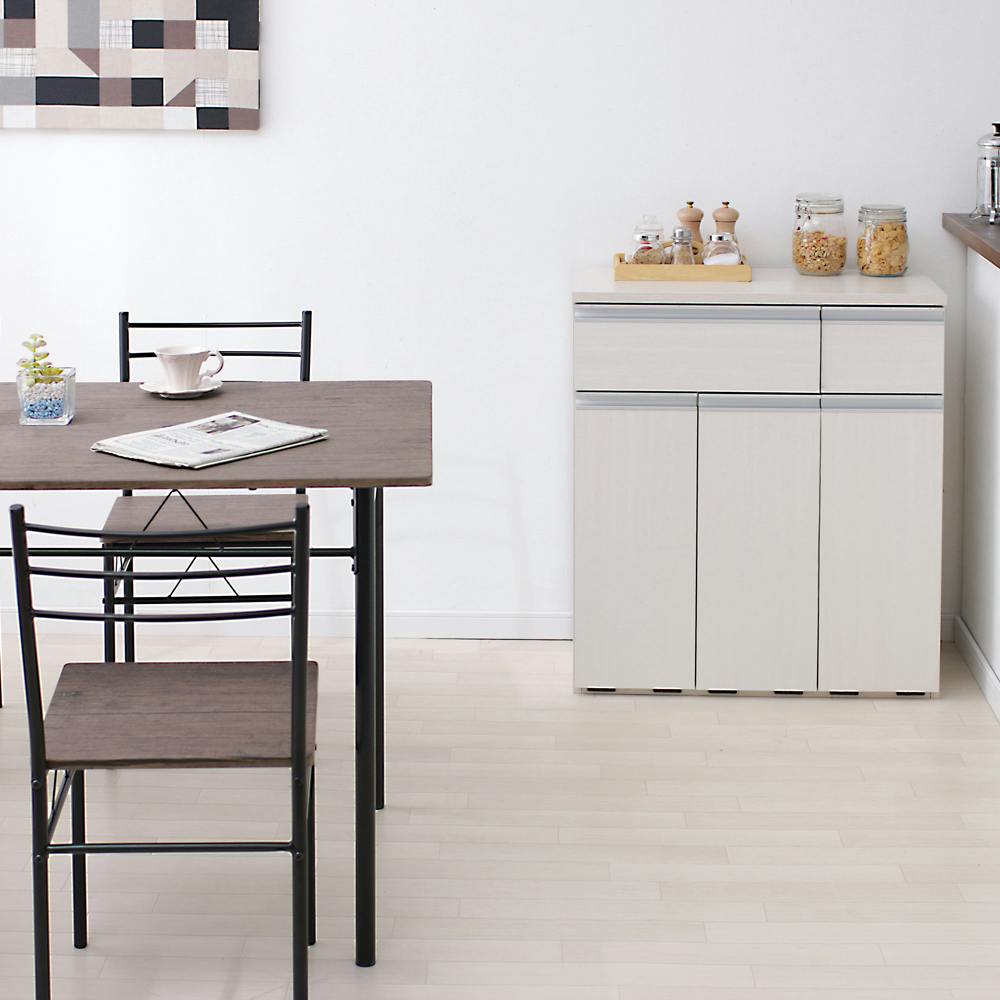 アイリスオーヤマ ペールカウンター PKT-8670 オフホワイト キッチン