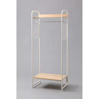 アイリスオーヤマ スタイルハンガー2WAYタイププレミアム メッシュパネル付 PI-B4 ホワイト 収納 整理整頓 パイプハンガー ハンガーラック 4967576348690【別送品】