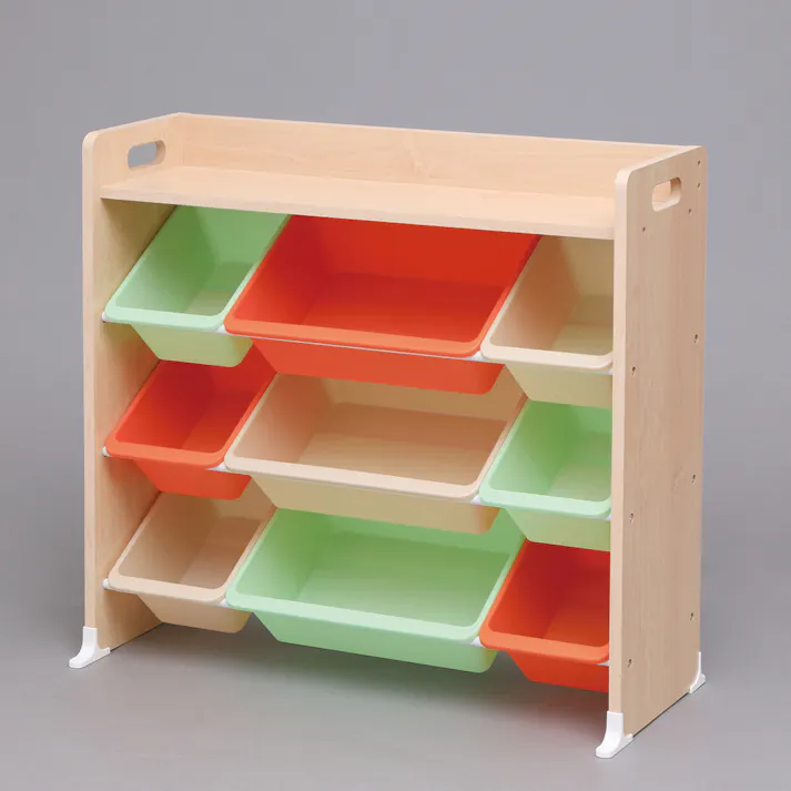 アイリスオーヤマ 天板付キッズトイハウスラック TKTHR-39 キャロット 収納 インテリア キッズ家具 4967576349482【別送品】