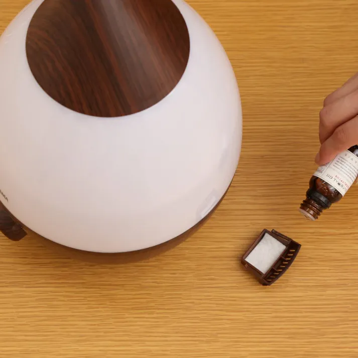 アイリスオーヤマ 超音波式加湿器 しずく型 UHM-280SM-DT ダークブラウン 喉 声 乾燥 加湿器 4967576388443【別送品】