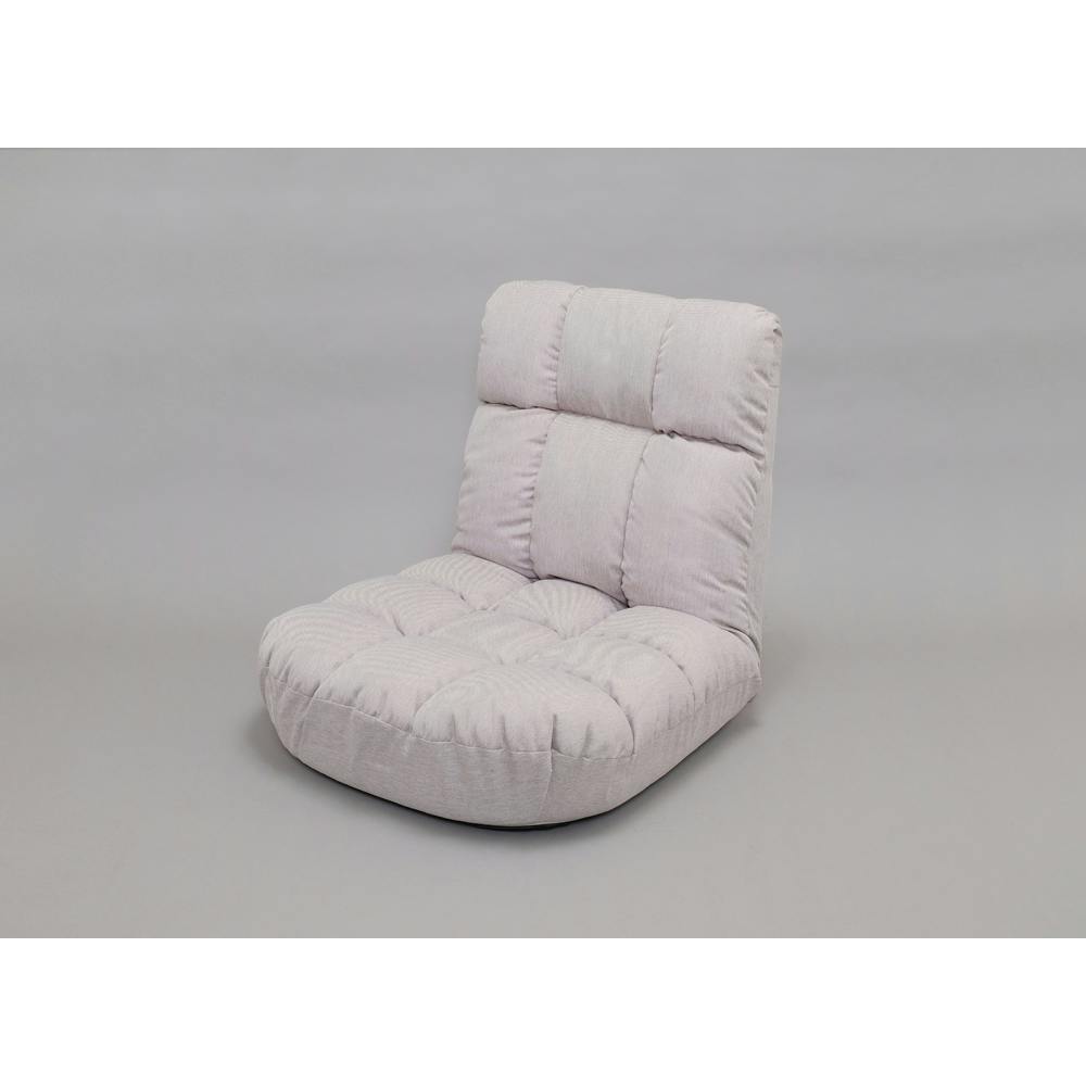 アイリスオーヤマ 広座面ポケットコイル座椅子 PCC-700 グレー チェア 椅子 イス 座椅子・クッション 4967576406420 座椅子