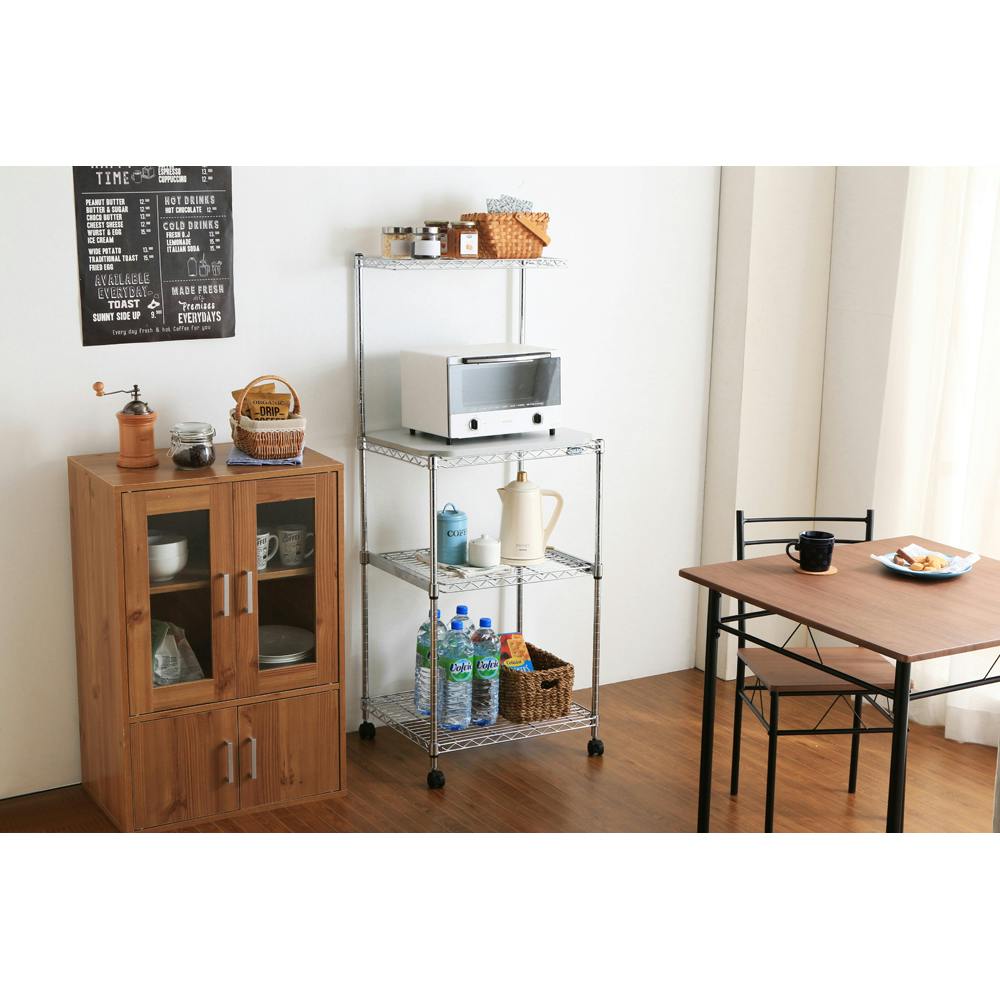 アイリスオーヤマ メタルミニレンジ台 MTO-MR55 リビング 整理