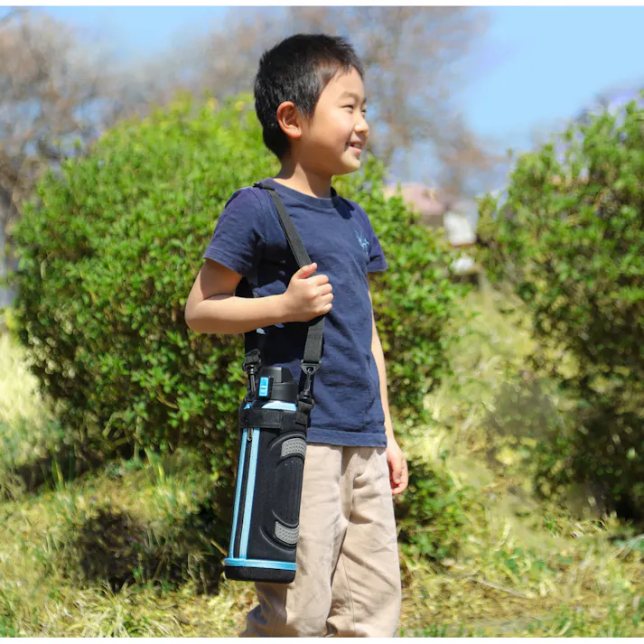 アイリスオーヤマ ステンレスケータイボトル ダイレクトボトル DB-1500 ブルー 水筒 マグボトル 4967576416122【別送品】