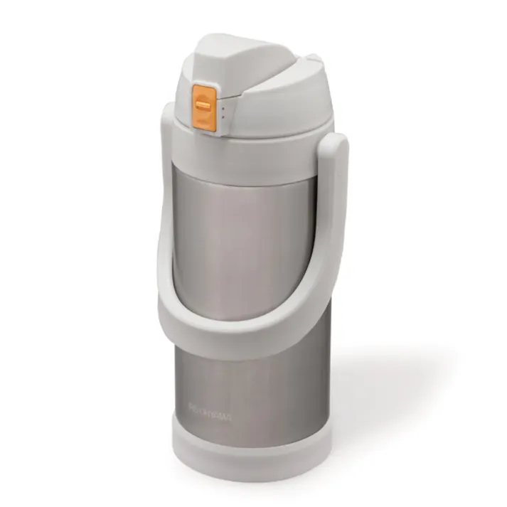 アイリスオーヤマ ステンレスケータイボトル スポーツジャグ SJ-2000 アイボリー 水筒 スポーツ マグボトル 4967576416139【別送品】