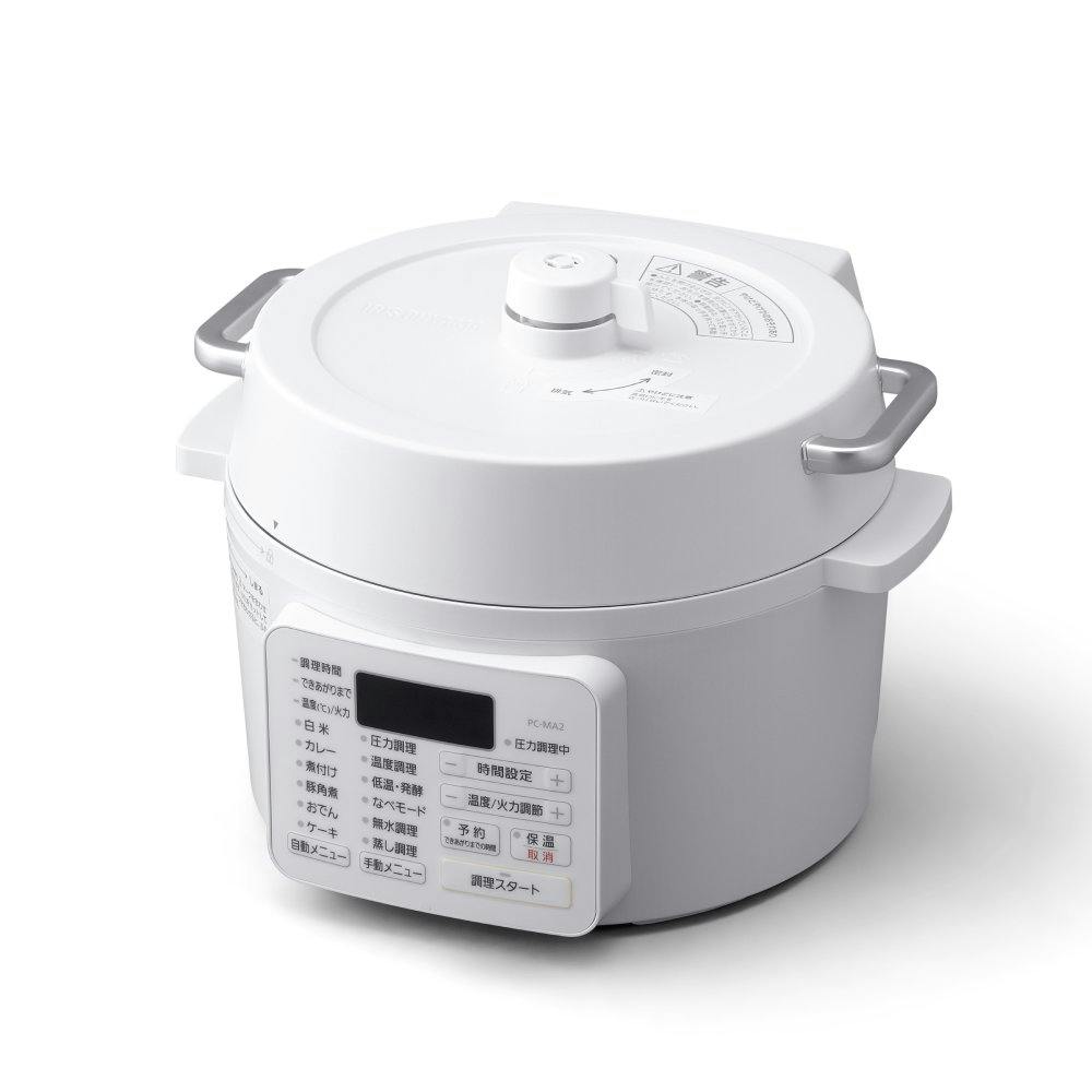 アイリスオーヤマ 電気圧力鍋 2.2L PC-MA2-W ホワイト 調理家電 キッチン 自動調理鍋 料理 時短 4967576419482 電気圧力鍋 アイリスオーヤマ 電気圧力鍋 2.2L PC-MA2-W ホワイト 調理家電 キッチン 自動調理鍋 料理 時短 4967576419482 電気圧力鍋