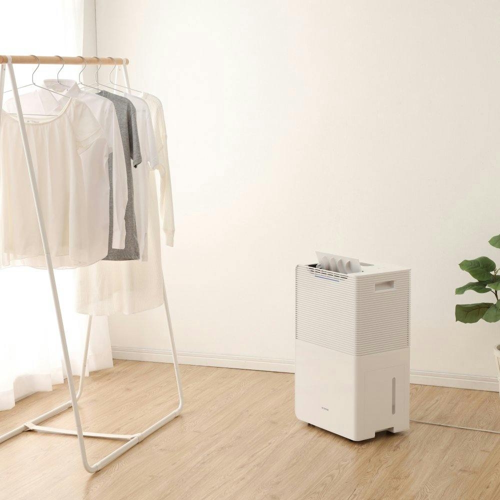 極美品アイリスオーヤマ 空気清浄機能付き除湿機 IJCP-J160 2021年製 アイリスオーヤマ 空気清浄機能付除湿機 IJCP-J160-W ホワイト