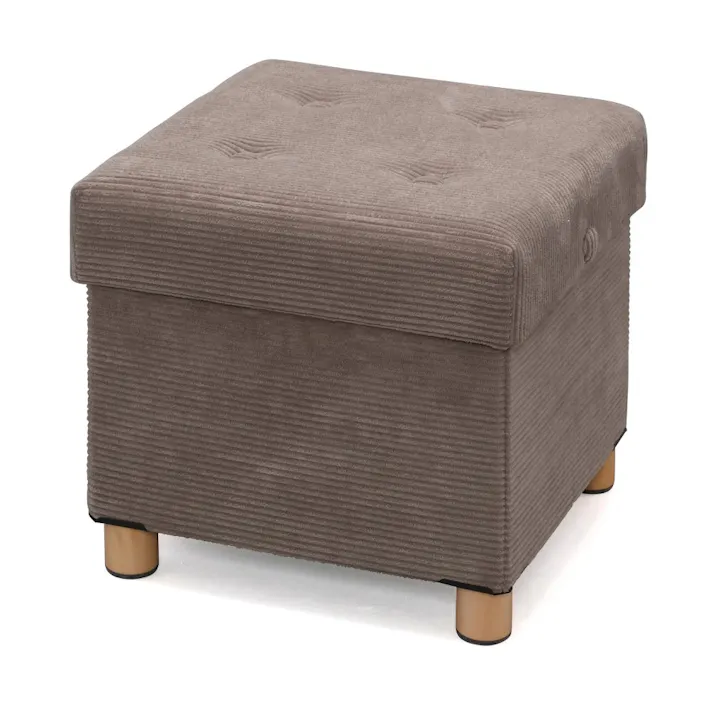 アイリスオーヤマ 脚付き収納スツール ASST-38 グレー チェア 椅子 イス 座椅子・クッション 4967576426688【別送品】