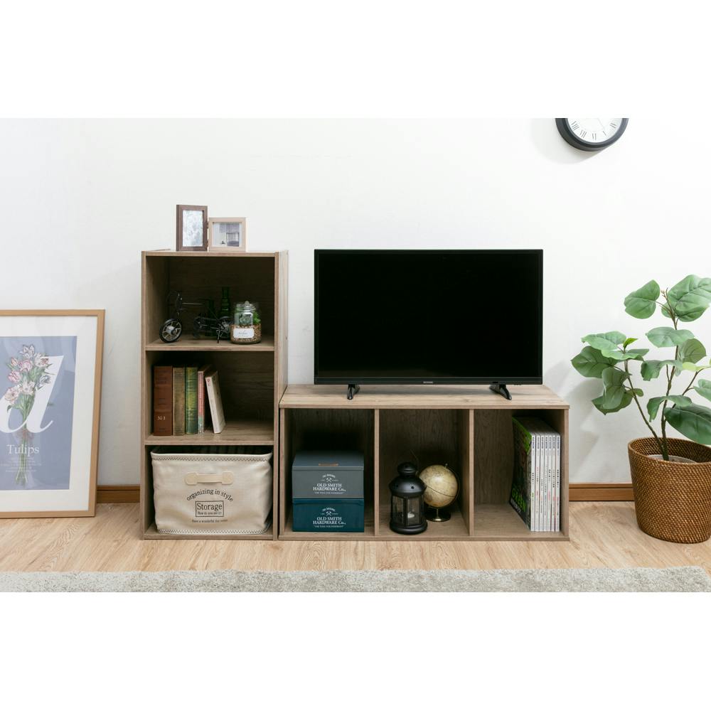 アイリスオーヤマ CBボックス CX-3 アッシュブラウン 収納 整理整頓 CB