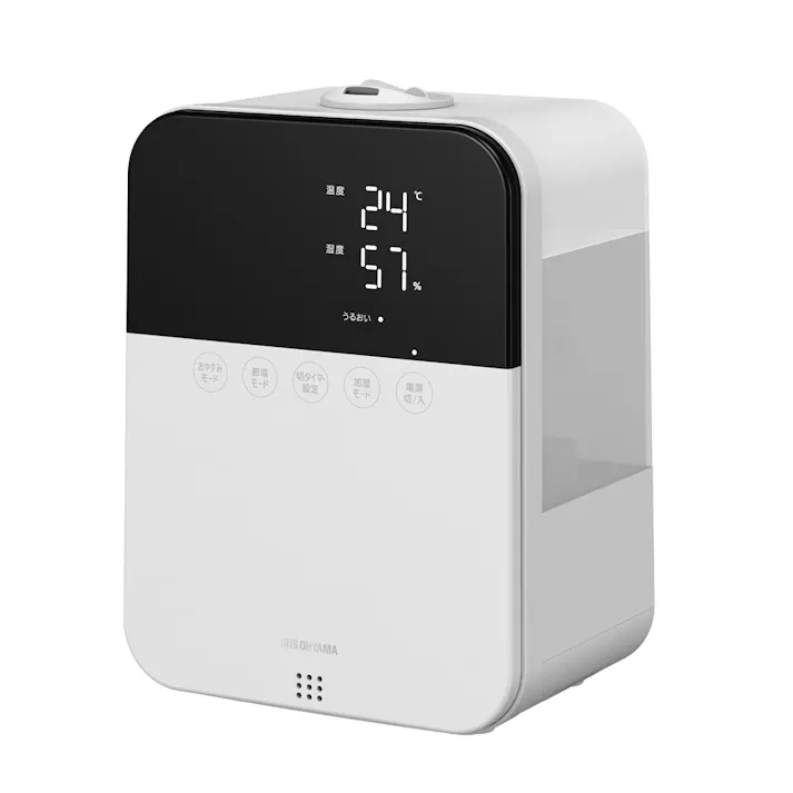 アイリスオーヤマ ハイブリッド式加湿器 HDK-35-W ホワイト 喉 声 乾燥 加湿器 4967576442022【別送品】