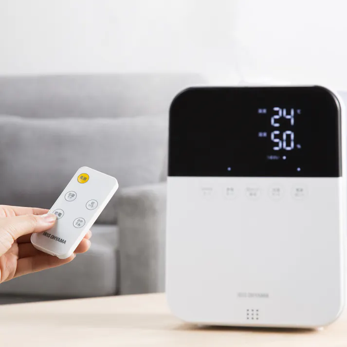 アイリスオーヤマ ハイブリッド式加湿器 HDK-35-W ホワイト 喉 声 乾燥 加湿器 4967576442022【別送品】