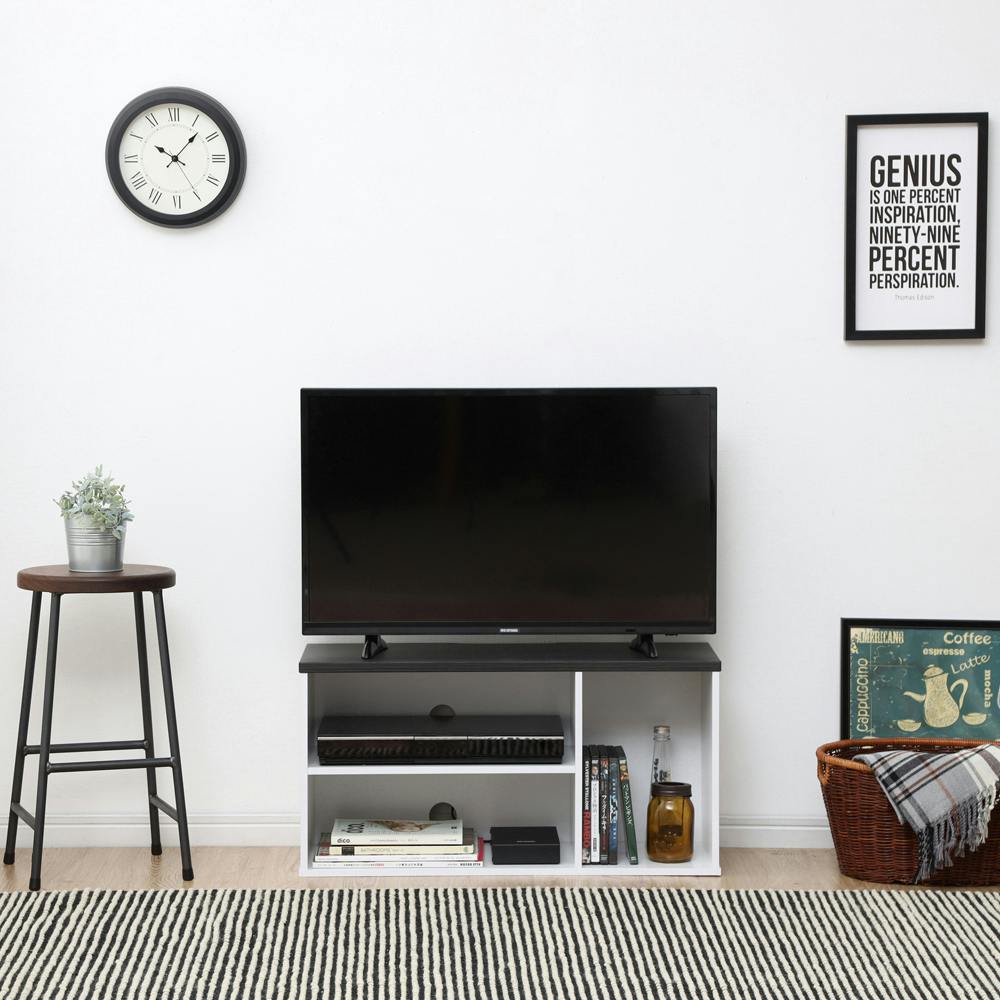 アイリスオーヤマ オープンテレビ台 シンプルタイプ OTS-70B-BO
