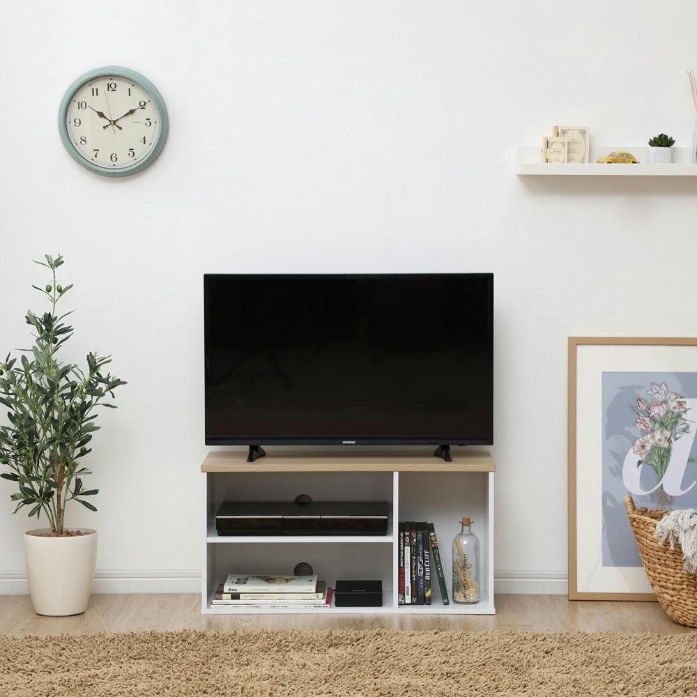 アイリスオーヤマ オープンテレビ台 シンプルタイプ OTS-70B-N