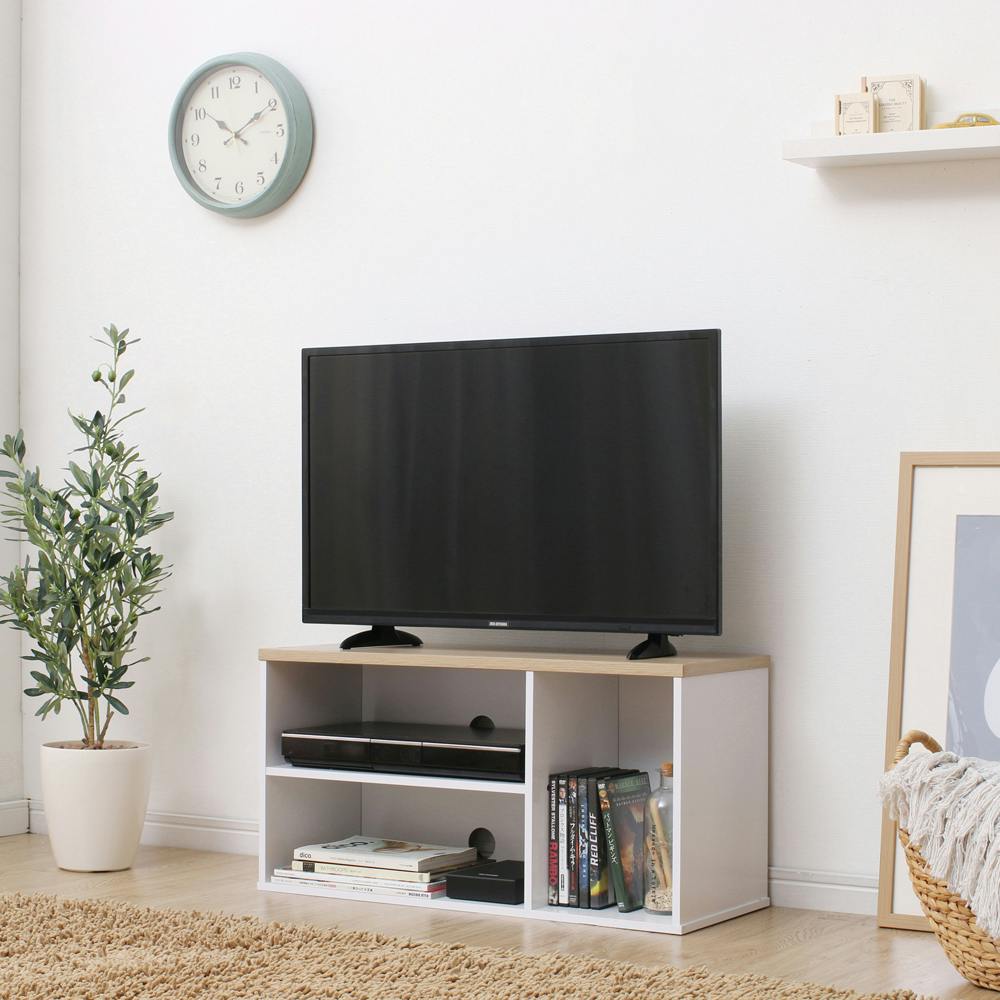 すもも！テレビ台 岩附 テレビ台 幅120cm 42型対応 ストーン調 上下組替可能 （ TV
