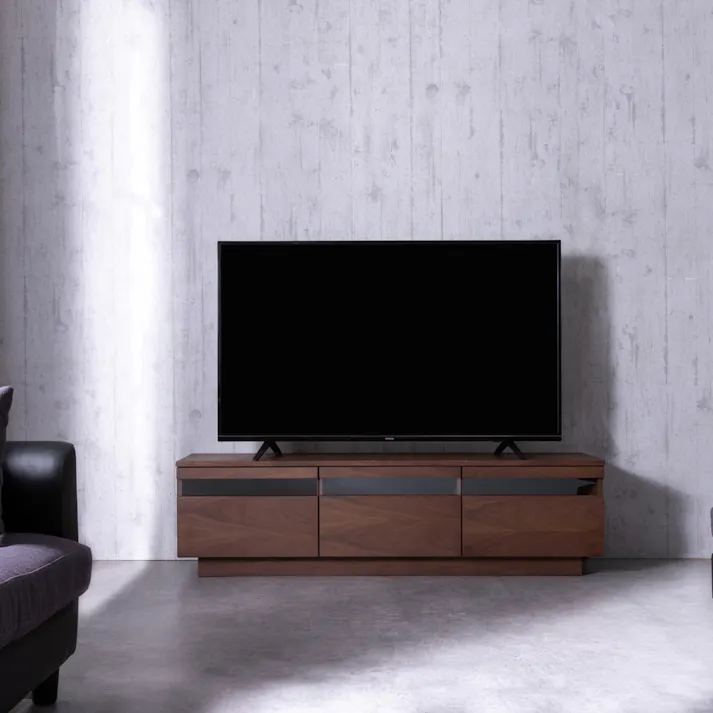 アイリスオーヤマ ボックステレビ台 アッパータイプ BTS-GD150U-WN ウォールナット 家具 インテリア TV台AVボード 4967576446297【別送品】