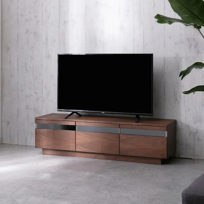 アイリスオーヤマ ボックステレビ台 アッパータイプ BTS-GD150U-WN ウォールナット 家具 インテリア TV台AVボード 4967576446297【別送品】