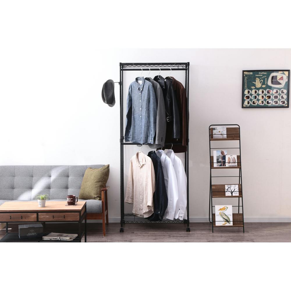 アイリスオーヤマ カラーメタル ワードローブ 2段タイプ CMW2-75182