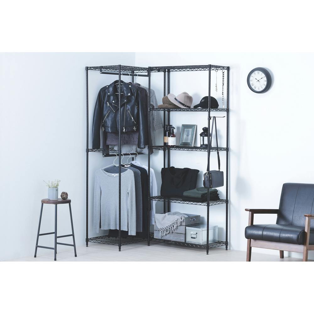 アイリスオーヤマ カラーメタル ワードローブ 2段タイプ CMW2-75182