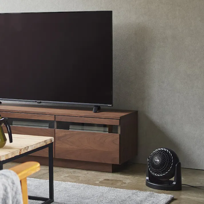 アイリスオーヤマ サーキュレーター 8畳 固定 マカロン型 PCF-MKM15N-B ブラック 循環 空気 サーキュレーター 4967576470247【別送品】