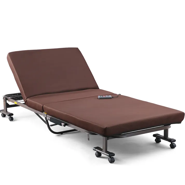 アイリスオーヤマ 折りたたみ電動リクライニングベッド OTB-FDN 寝室 睡眠 ベッド 折りたたみ 電動 4967576472449【別送品】