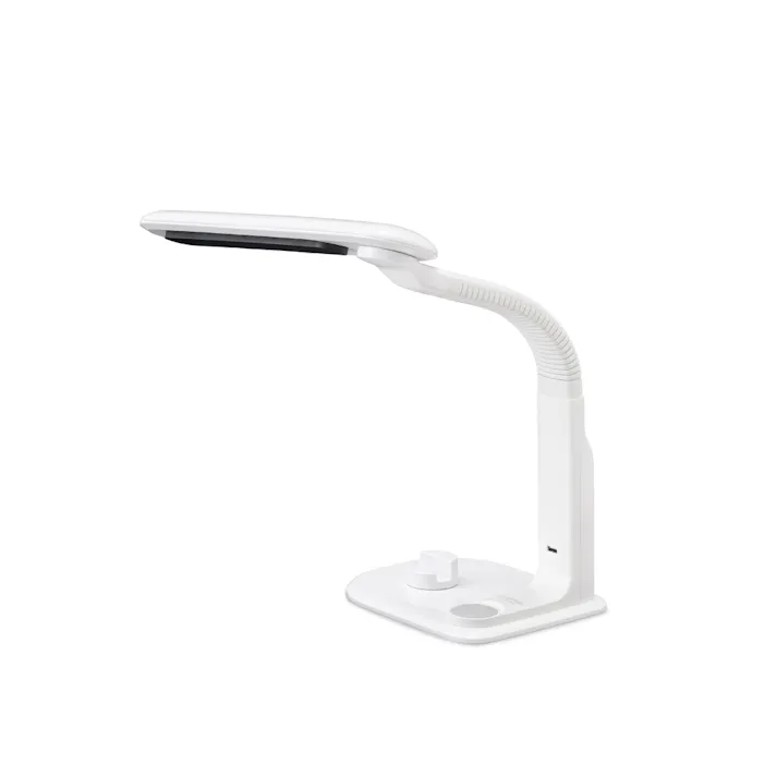 アイリスオーヤマ LEDデスクライト LDL-501RN-W ホワイト デスク 照明 勉強 ワーク デスクライト 4967576472814【別送品】