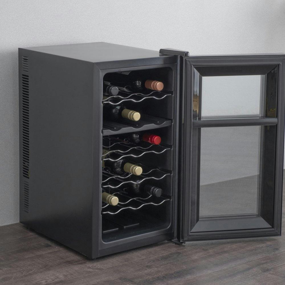 アイリスオーヤマ ワインセラー 50L IWC-P182A-B ブラック 冷蔵庫