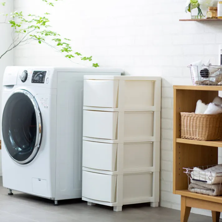 アイリスオーヤマ スリムチェスト CLN-324 ホワイト リビング 衣類 収納 クローゼット 押入れ ワイド多段式収納 4967576484565【別送品】