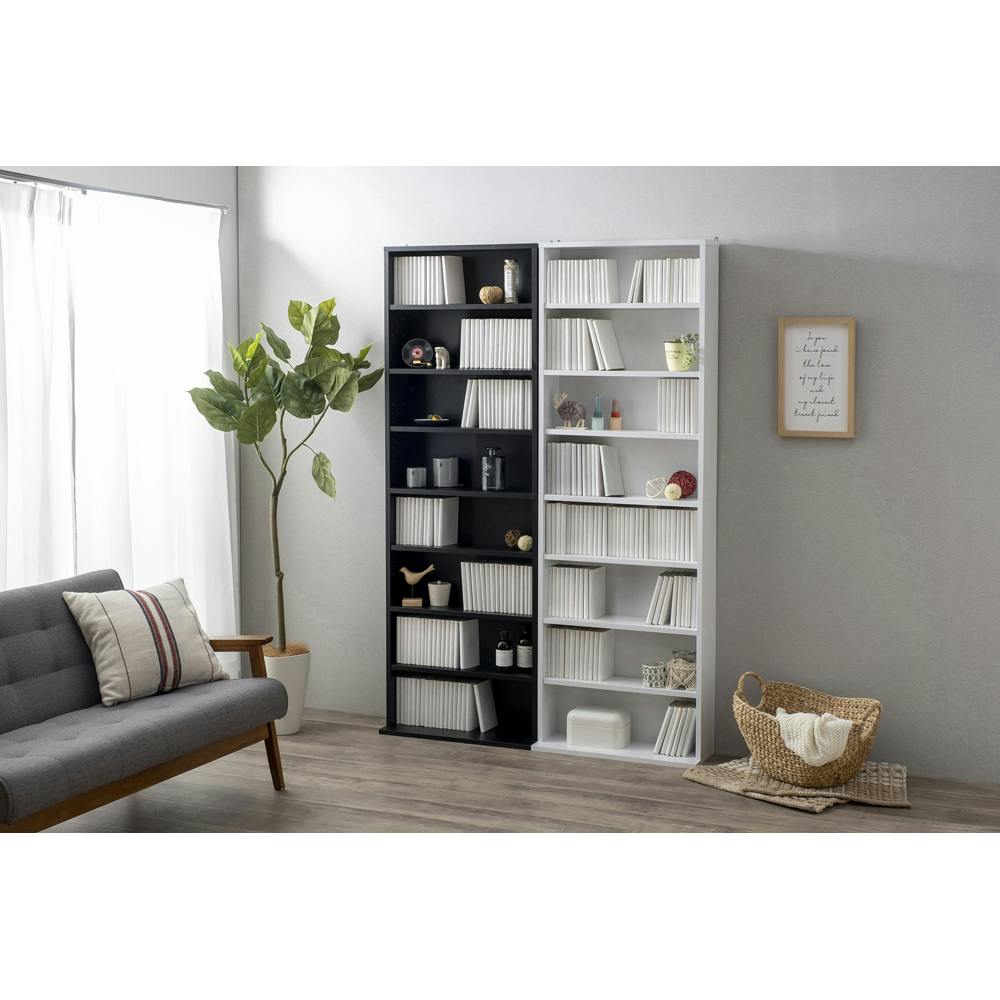 アイリスオーヤマ コミックラック ハイタイプ CORK-1860 ホワイト 収納