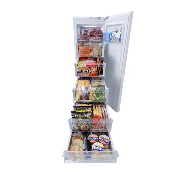 アイリスオーヤマ 冷凍庫 142L IUSN-14A-W ホワイト 冷凍食品 ストック 冷凍庫 4967576498593【別送品】